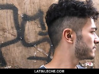 LatinLeche - Cute Latino Hipster Gets A Sticky Cum Facial