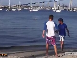 Beach twinks first time hot sex