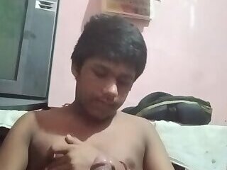 Indian hot male jerking off on camera till he cums