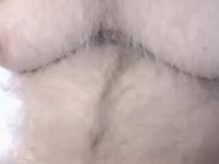 Daddy shows his big uncut cock on webcam for the first time